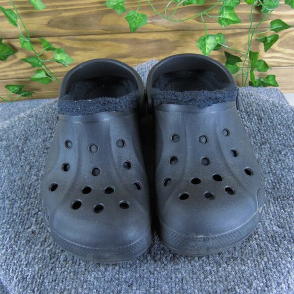 Crocs Women's Clog Black Synthetic Sz 8 Medium Gently Used 2025 - Picture 2 of 6